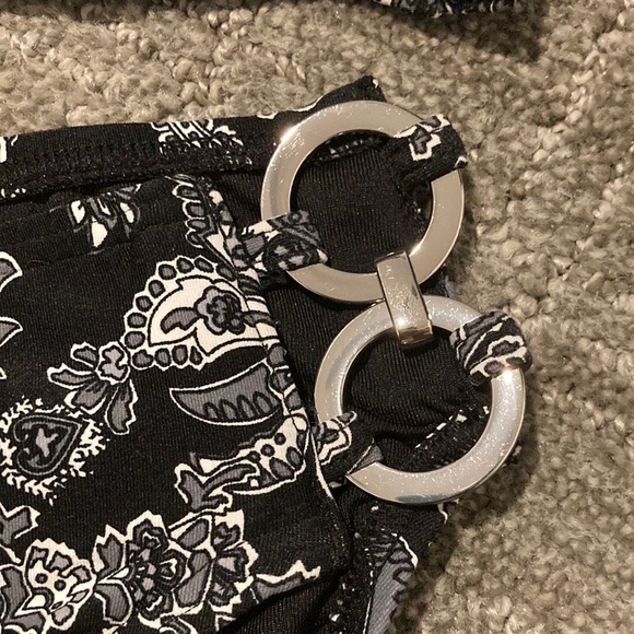 Michael Kors Printed-Ring High-Waisted Bikini - S - Picture 4 of 8